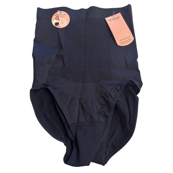 Shapermint Women's Size M/L Black All Day High Waisted Shaper Bottoms Shapewear - Picture 4 of 12